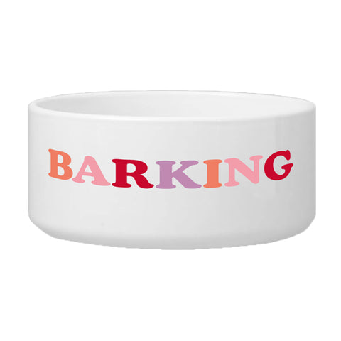 Barking Pet Food Bowl