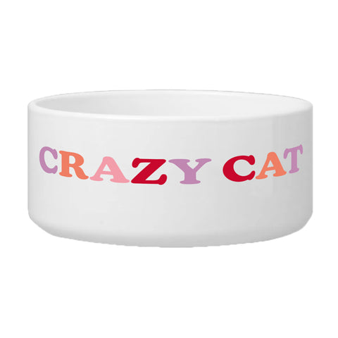 Crazy Cat Pet Food Bowl