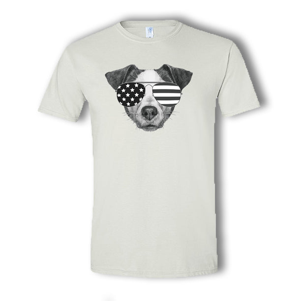 4th of July Americana Dog T-Shirt