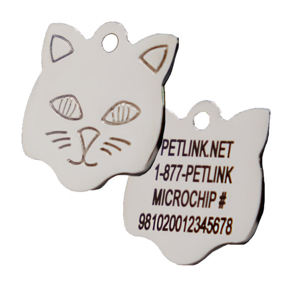 Cat sales pet tags