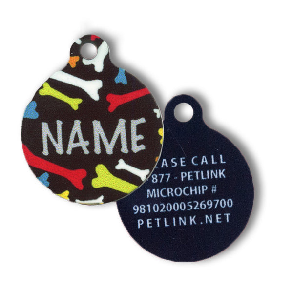 Designer HD Collar Tags (20 designs available)