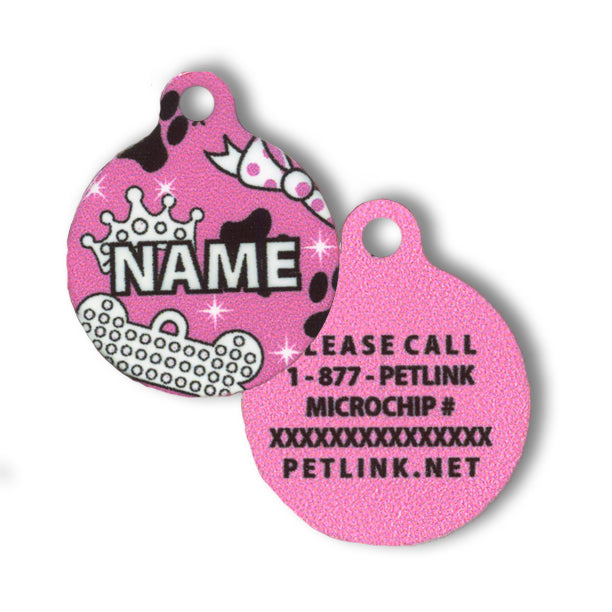 Designer HD Collar Tags (20 designs available)