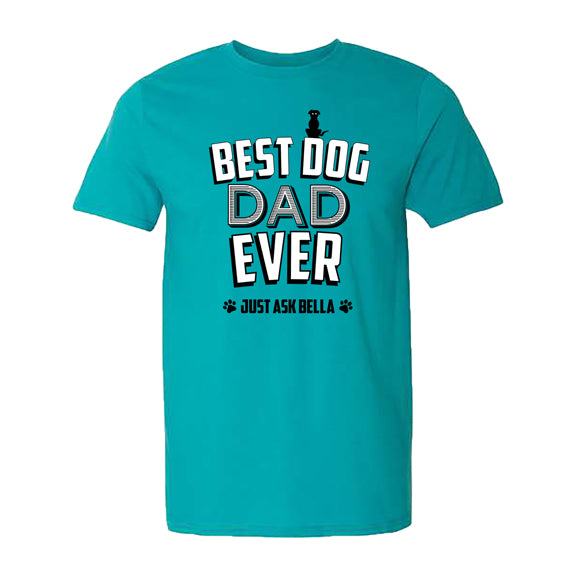 Personalized Best Dog Dad Ever T-Shirt