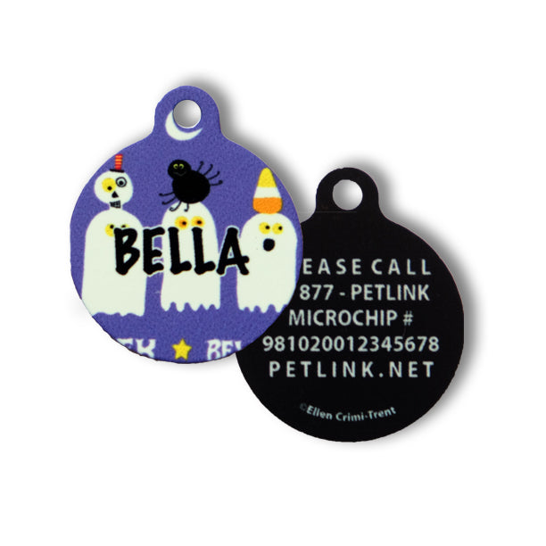 Halloween Collar Tags