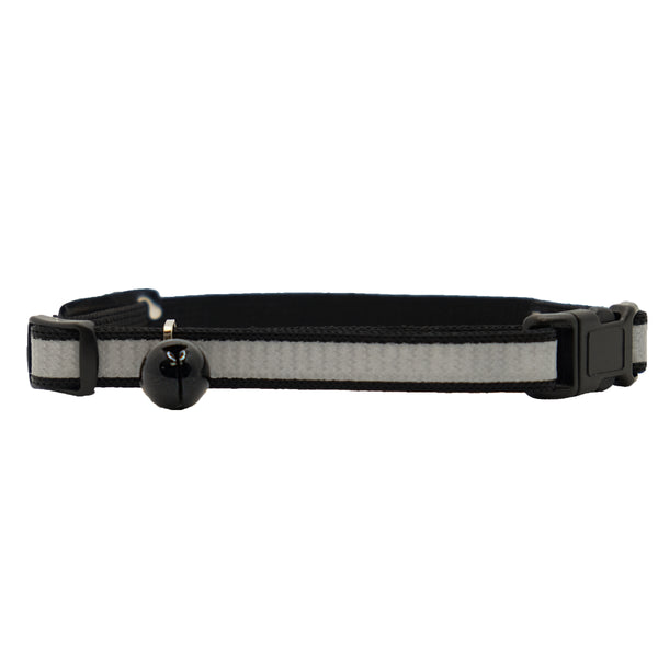 Personalized Break-Away Reflective Cat Collars with Slider Tag