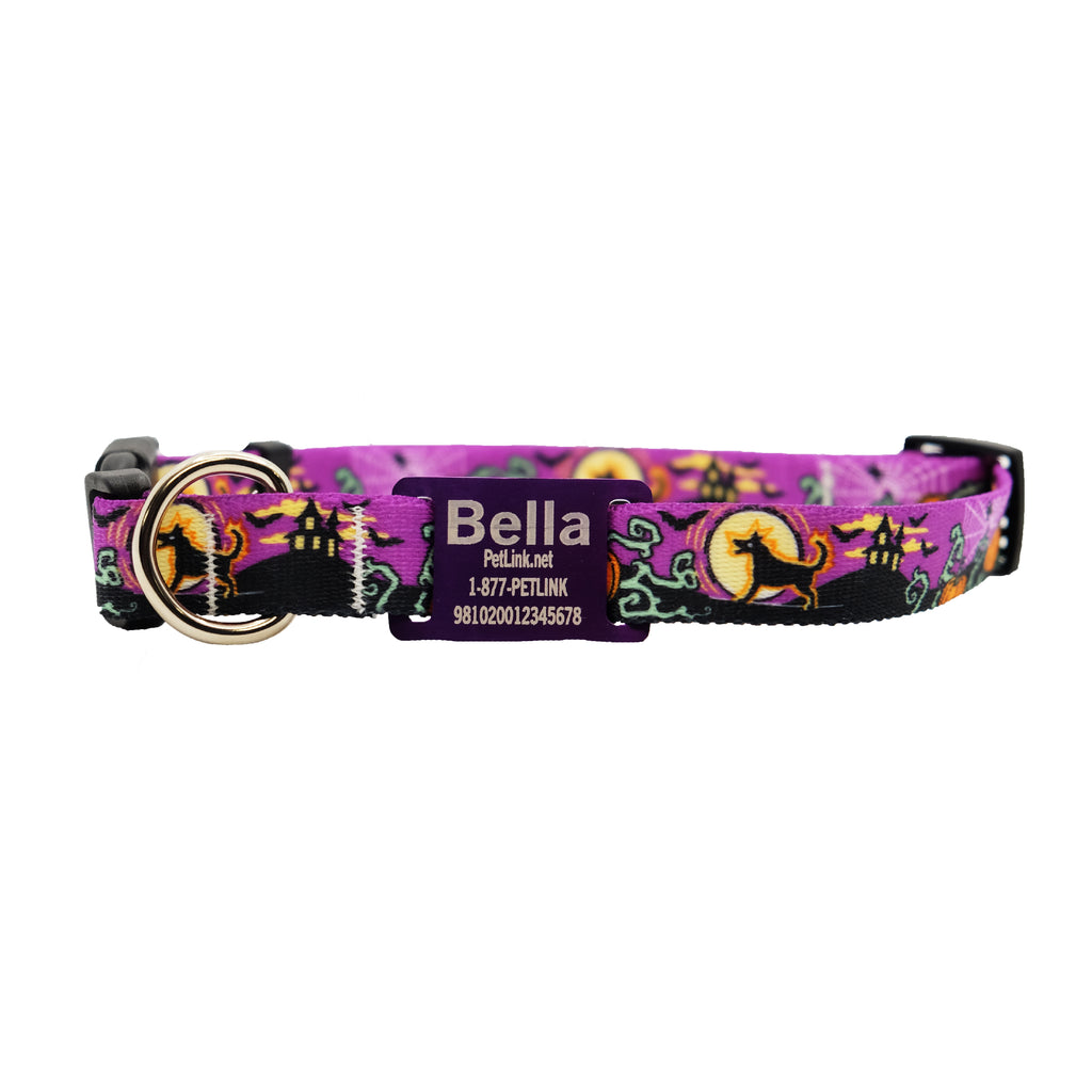 Halloween Dog Collars with Slider Tag