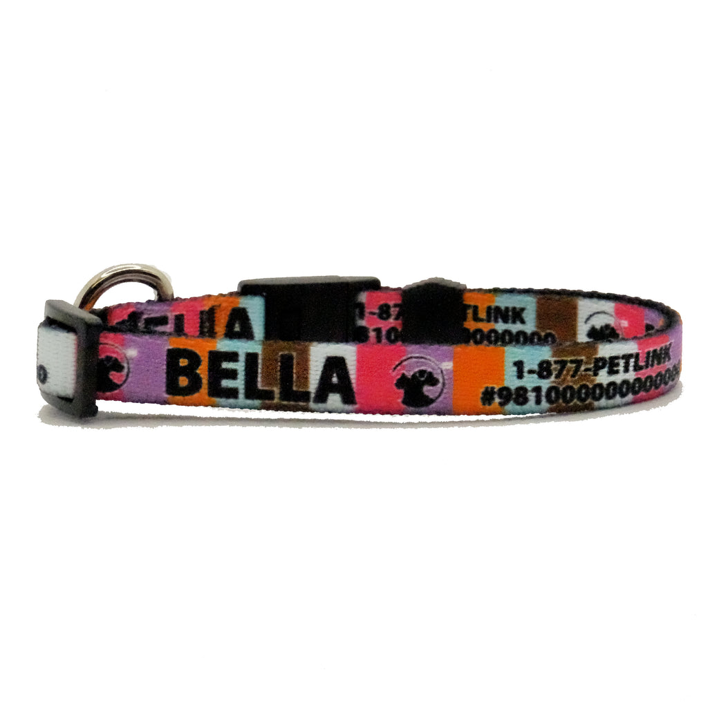 Personalized Patterned Break-Away Cat Collars (10 designs available)