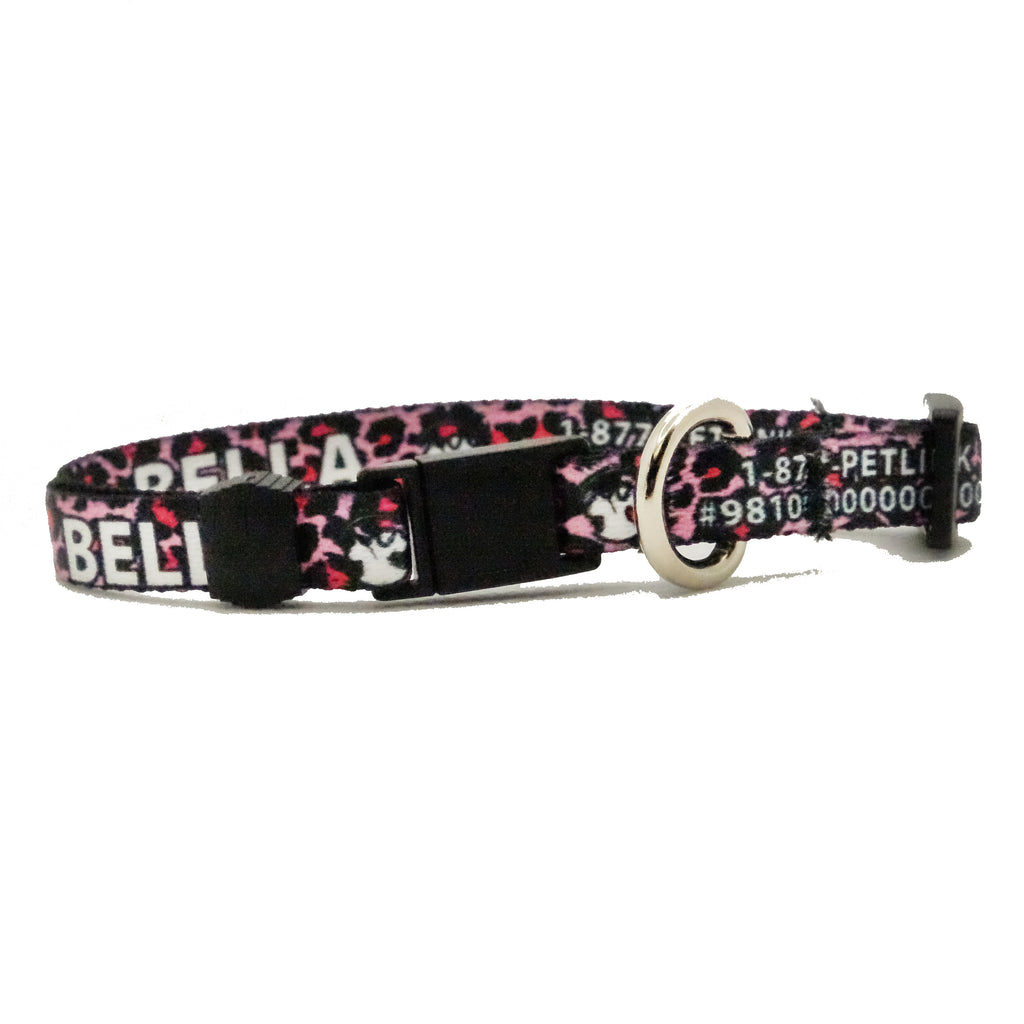 Personalized Patterned Break-Away Cat Collars (10 designs available)