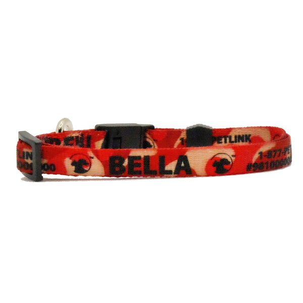 Personalized Patterned Break-Away Cat Collars (10 designs available)