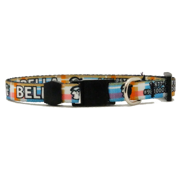 Personalized Plaid Break-Away Cat Collars