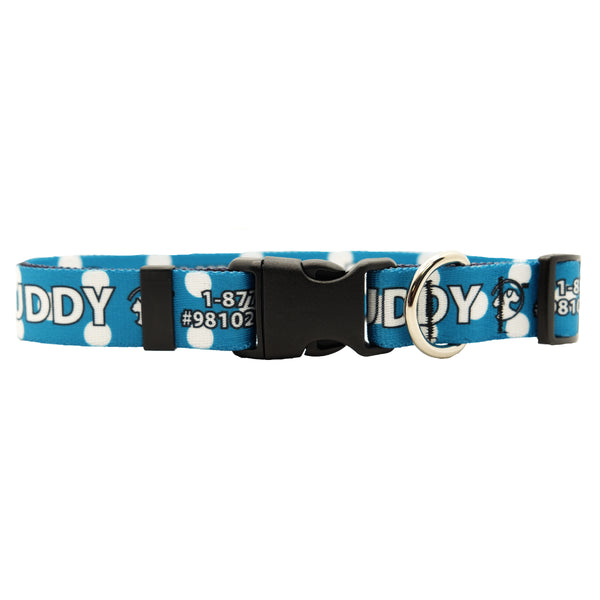 Personalized Polka Dot Dog Collars (3 colors available)