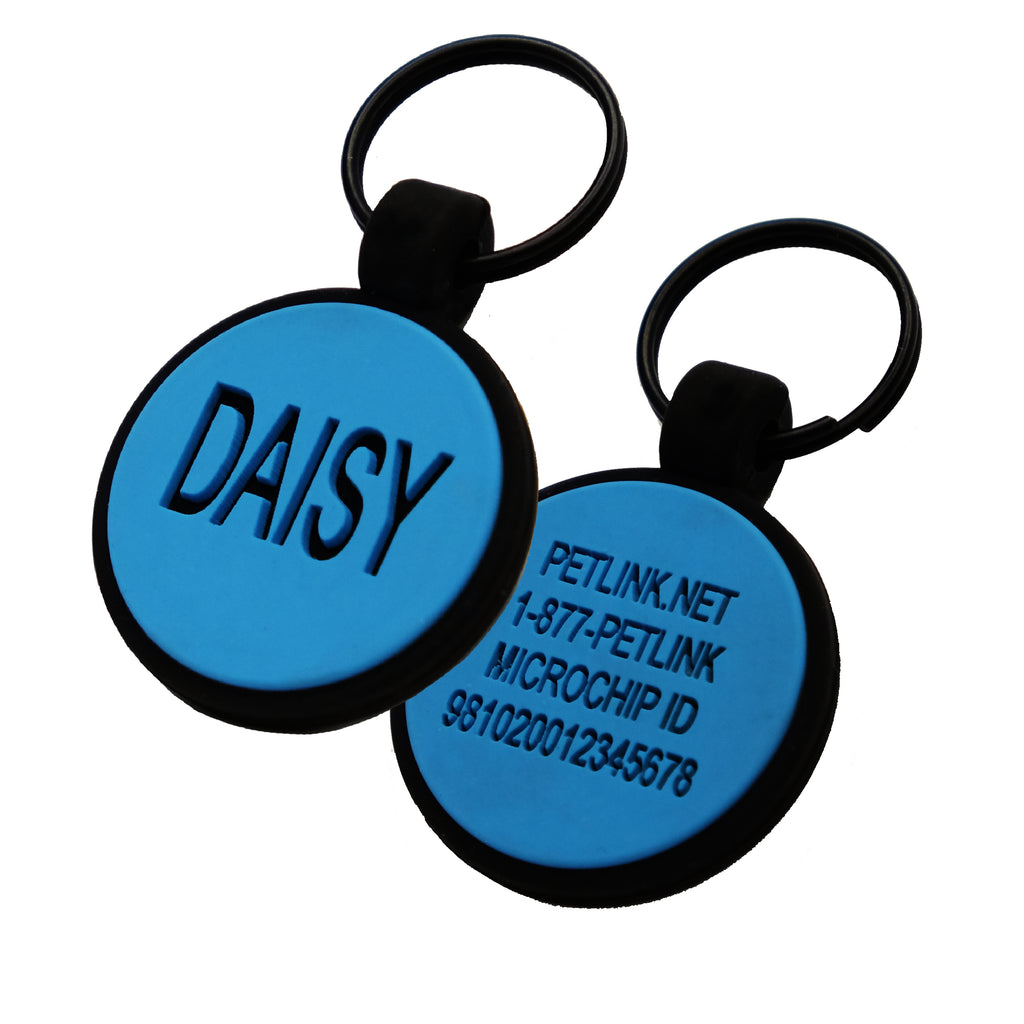 Personalized Silicone Collar Tags
