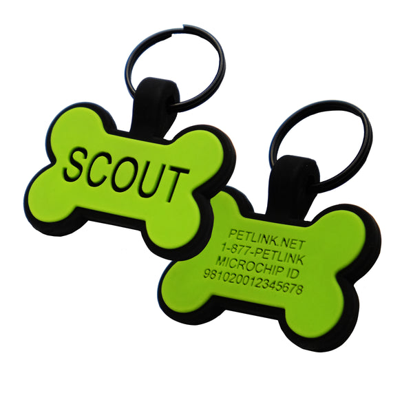Personalized Silicone Collar Tags