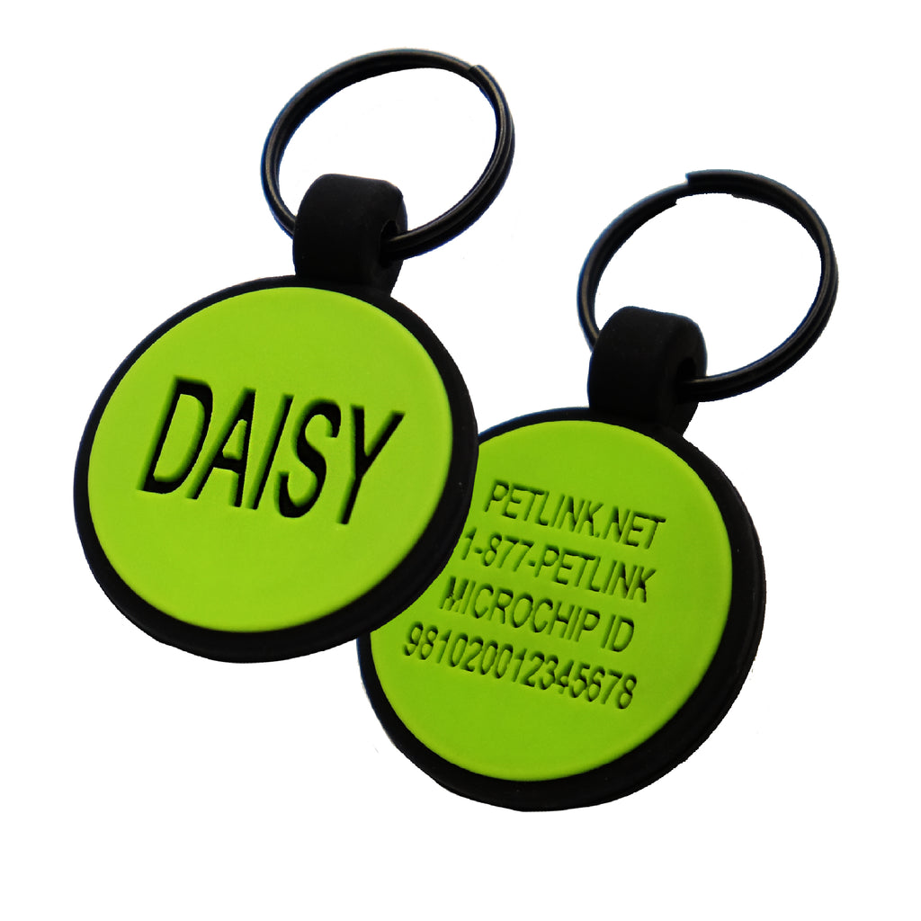 Personalized Silicone Collar Tags