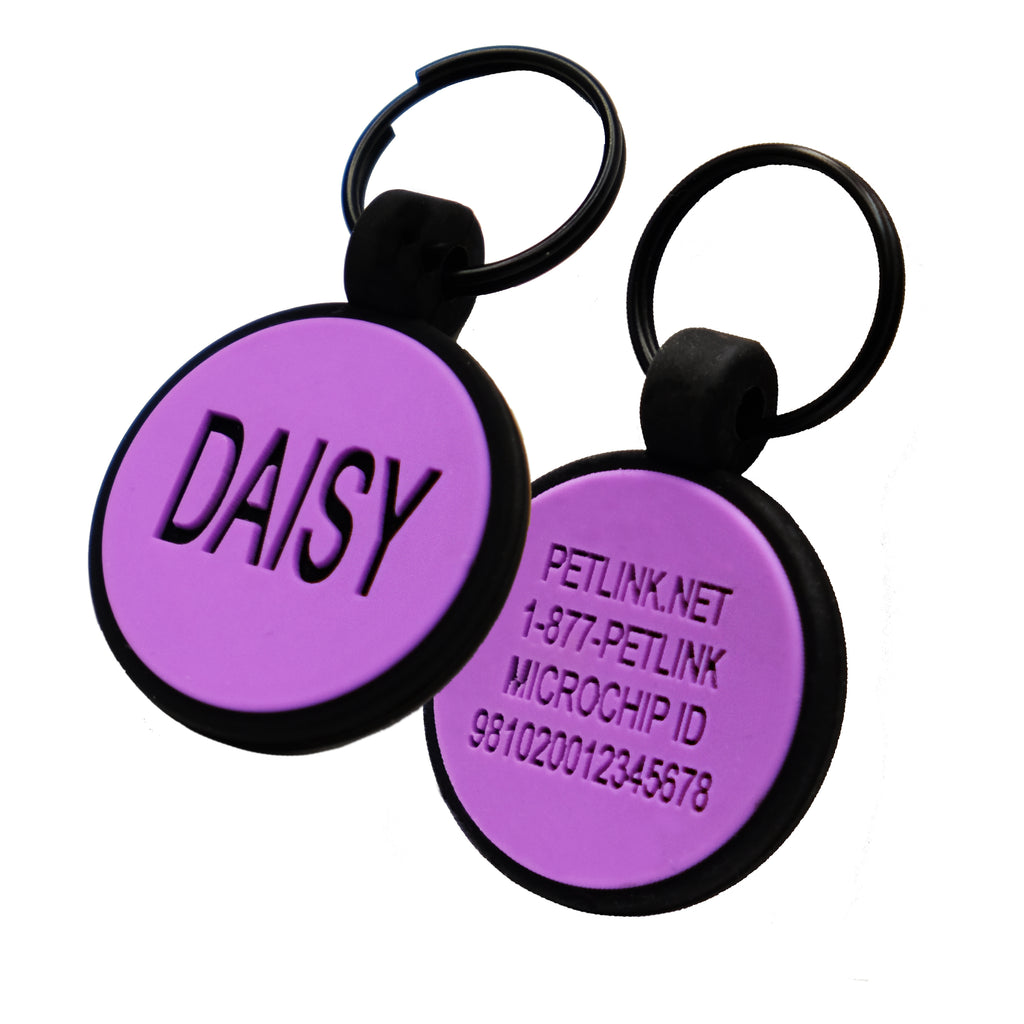 Personalized Silicone Collar Tags