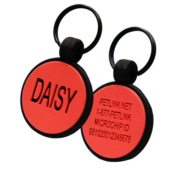 Personalized Silicone Collar Tags