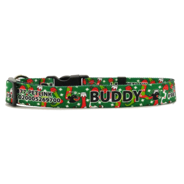 Winter Holiday Dog Collar (4 NEW designs available)