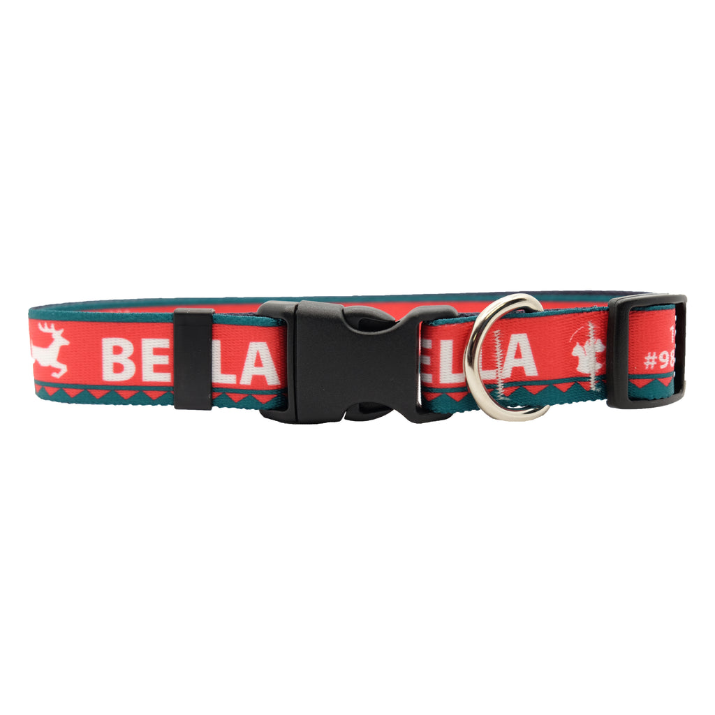 Winter Holiday Dog Collar (4 NEW designs available)