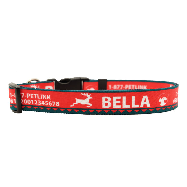 Winter Holiday Dog Collar (4 NEW designs available)