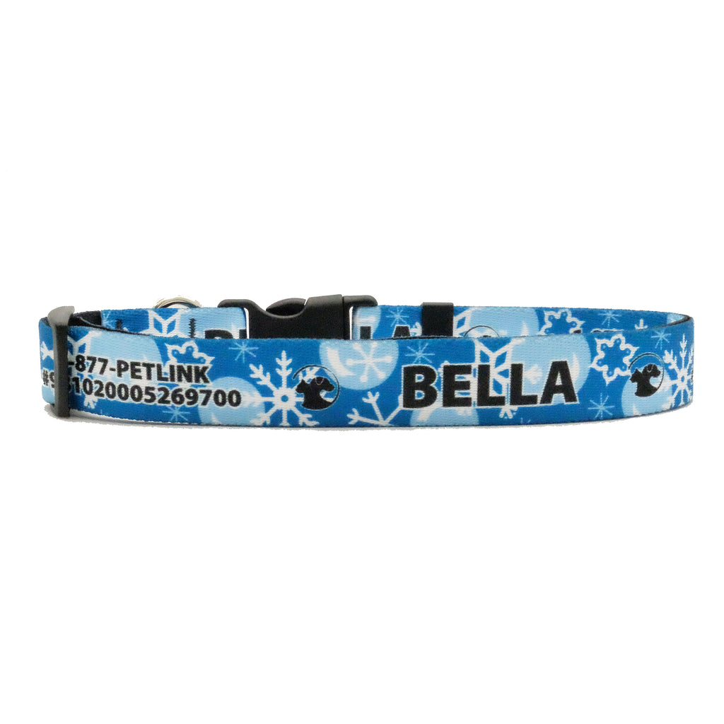 Winter Holiday Dog Collar (4 NEW designs available)