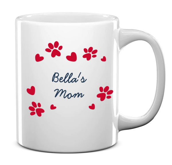 Personalized Pet Name Mug with Pattern