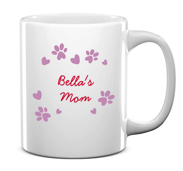 Personalized Pet Name Mug with Pattern