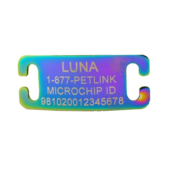 Personalized Slide-On Collar Tags for Cats