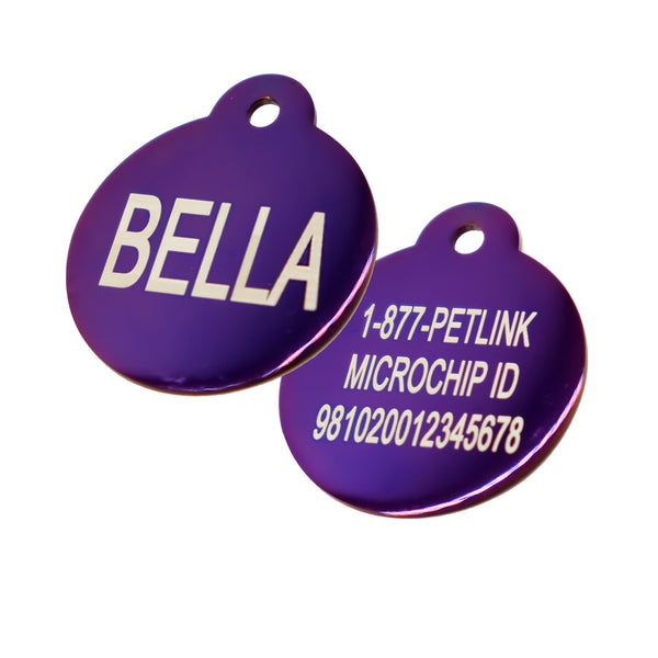 Personalized Stainless Steel Shape Collar Tags