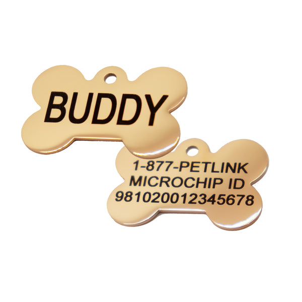 Personalized Stainless Steel Shape Collar Tags