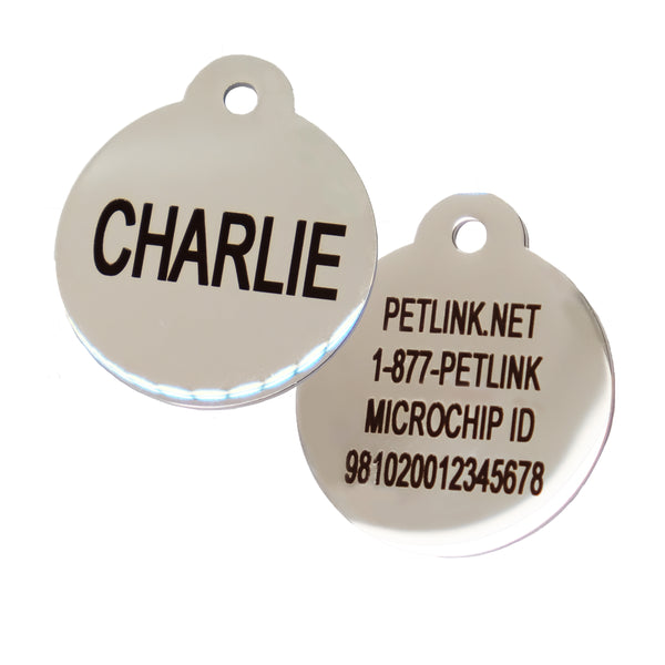 Personalized Stainless Steel Shape Collar Tags