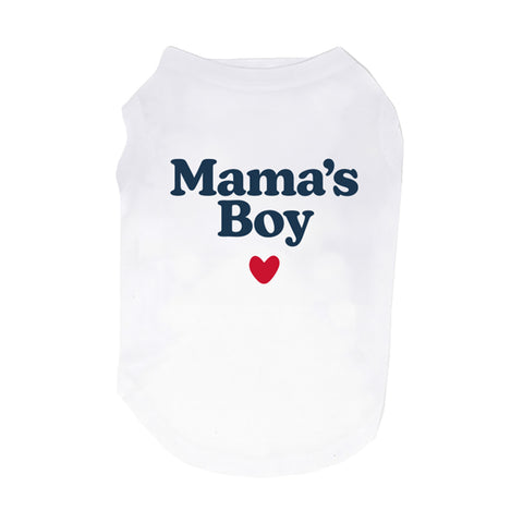 Mama's Boy Dog T-Shirt