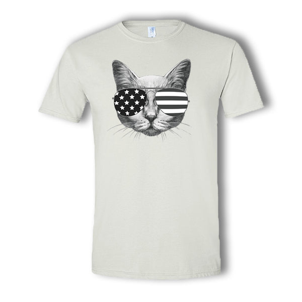 4th of July Americana Cat T-Shirt