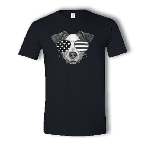 4th of July Americana Dog T-Shirt