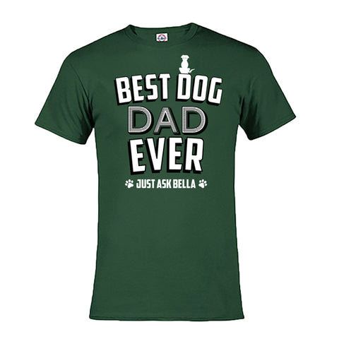 Personalized Best Dog Dad Ever T-Shirt