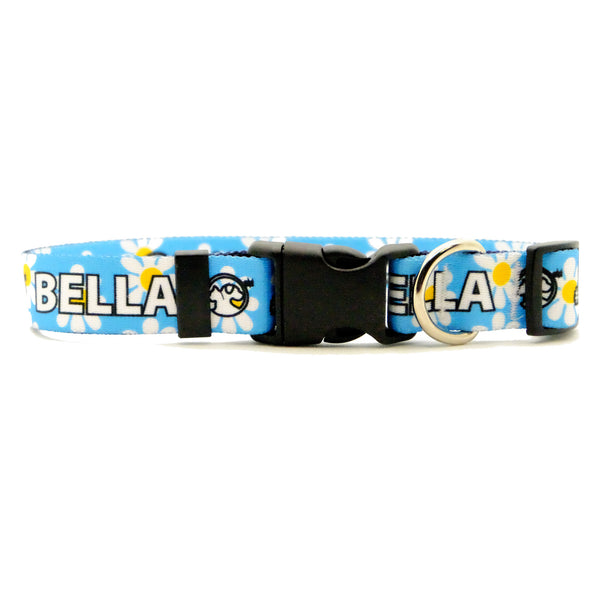 Personalized Floral Dog Collars