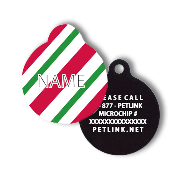 Winter Holiday Collar Tags