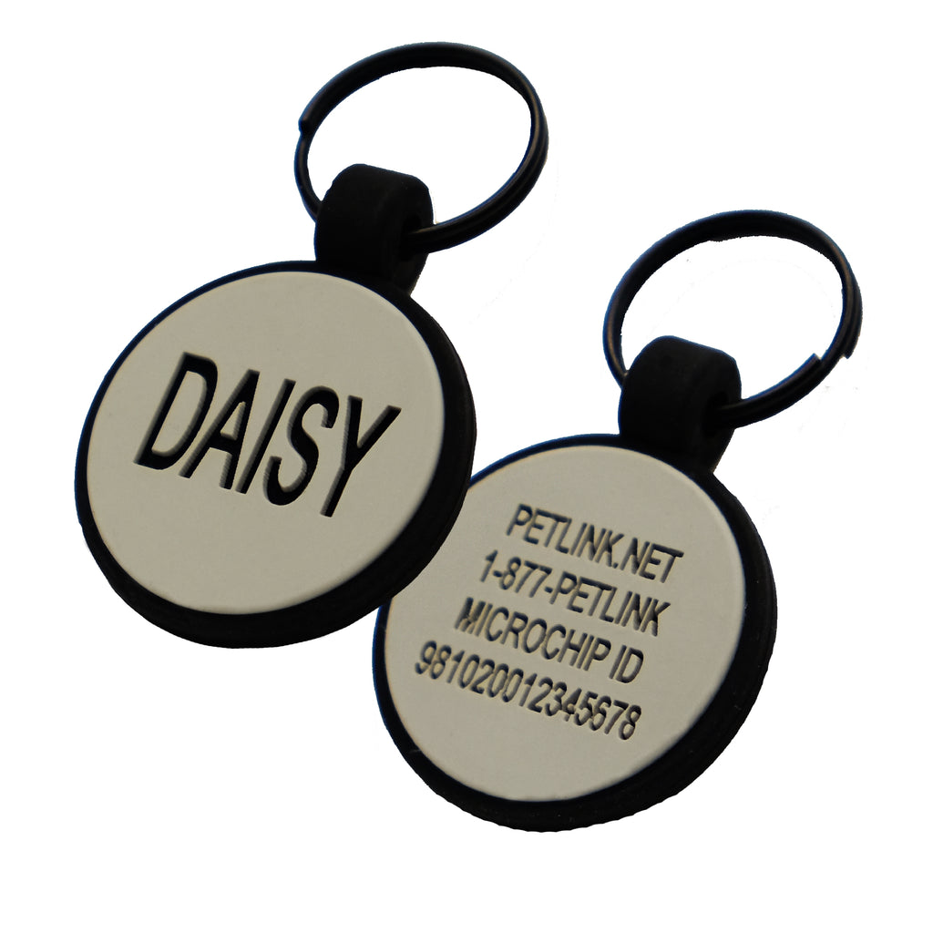 Personalized Silicone Collar Tags