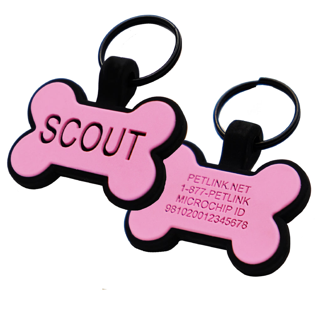 Personalized Silicone Collar Tags