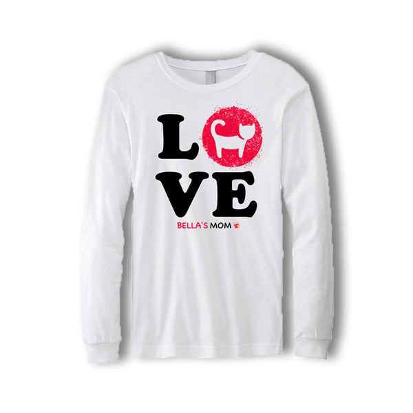 Personalized LOVE Long-Sleeve T-Shirt (3 designs & 2 colors available)
