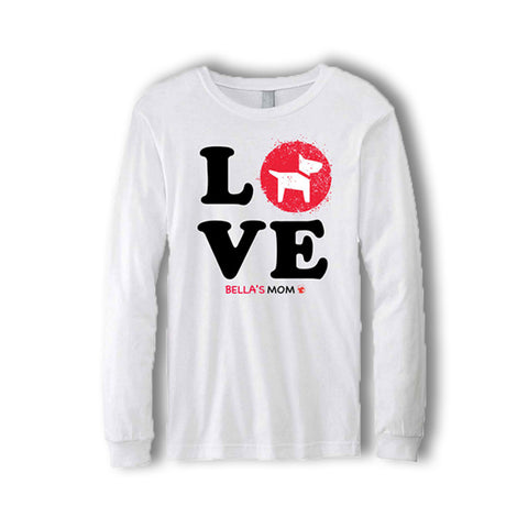 Personalized LOVE Long-Sleeve T-Shirt (3 designs & 2 colors available)